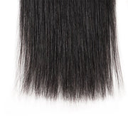 Virgin Indian Straight Hair 3 Bundles With 13*4 Lace Frontal Human Hair Extensions