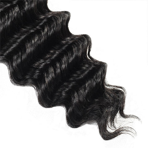 Deep Wave Hair Brazilian Hair Bundle 1 Piece Human Hair Extension