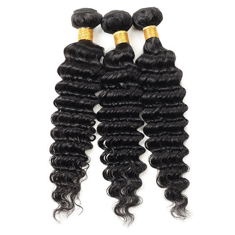 Best Quality 100% Malaysian Deep Wave Hair 3 Bundles