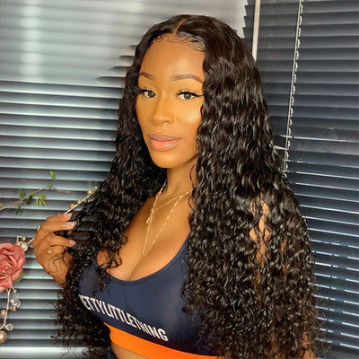 malaysian virgin hair water wave 1 bundle 100% unprocessed non remy human hair weaving for woman